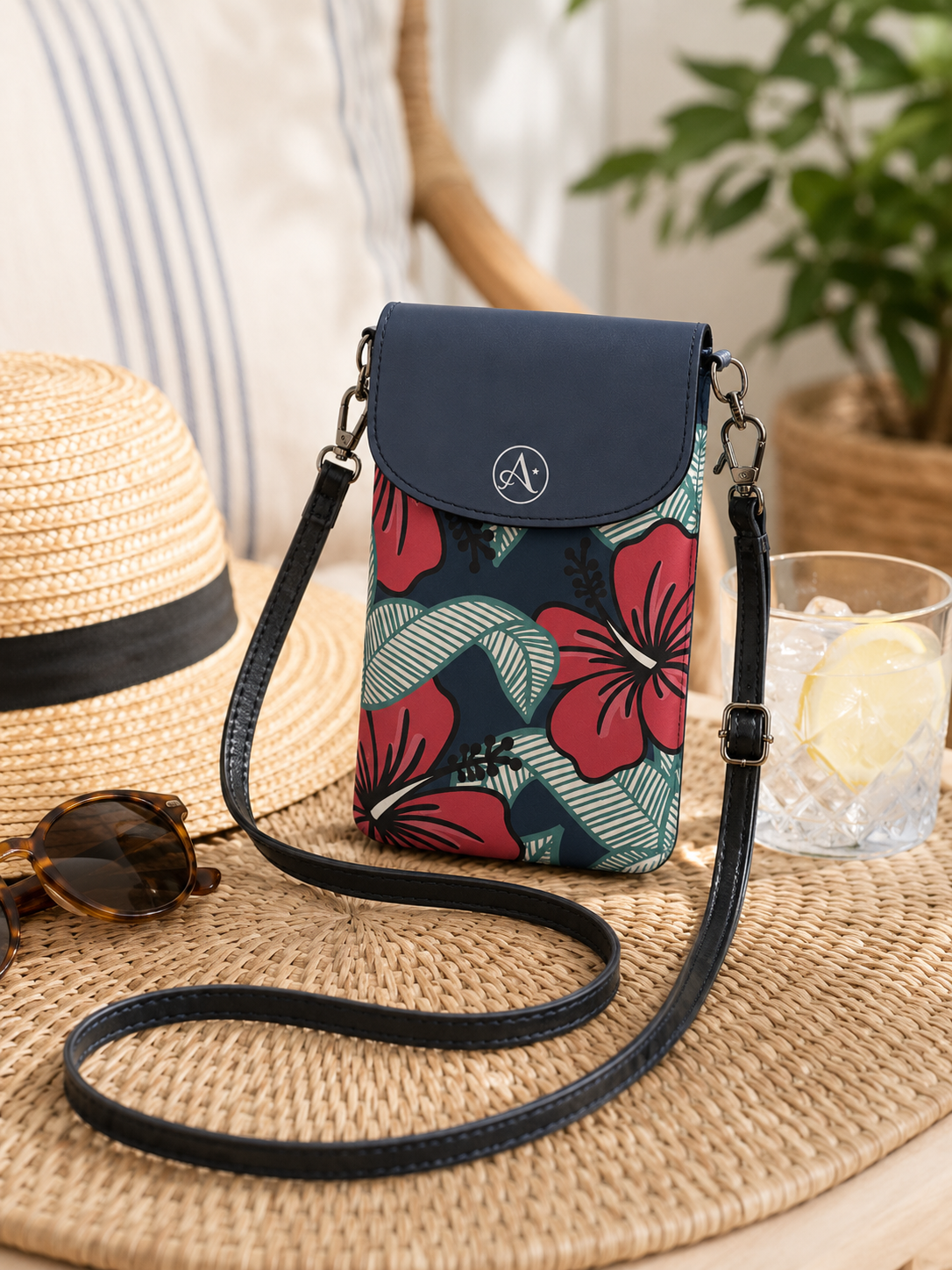 Quiet Mind Vacation Collection Small Cell Phone Wallet