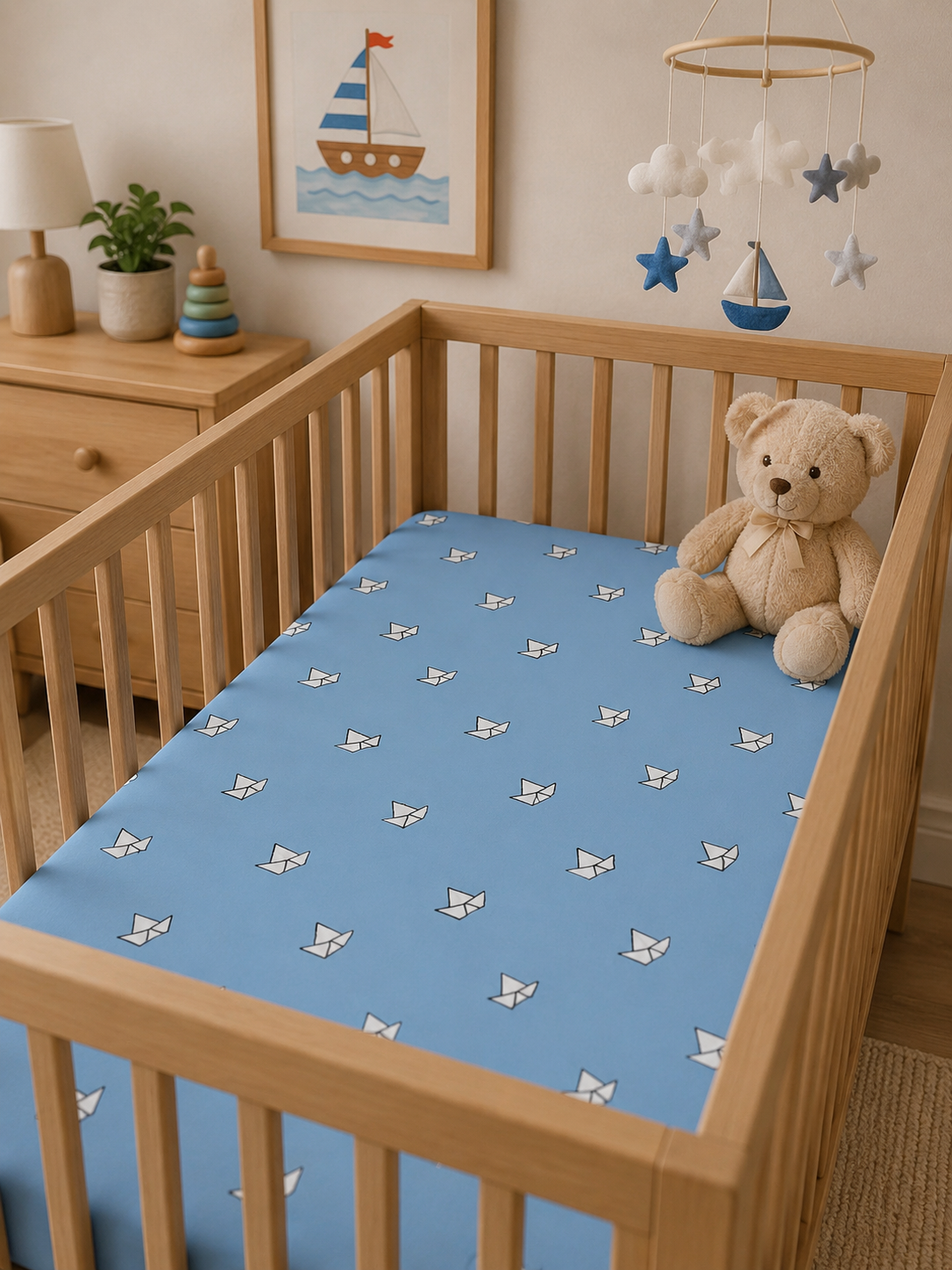 Quiet Mind Collection Baby Fitted Crib Sheet