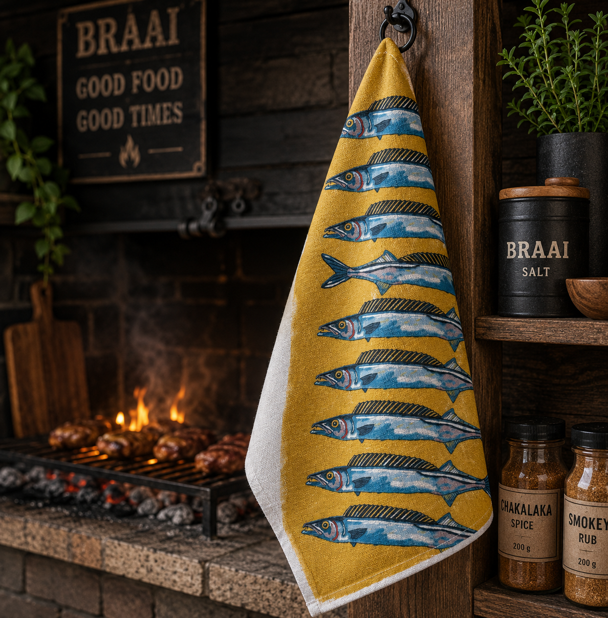 Snoek Microfiber Braai Towel