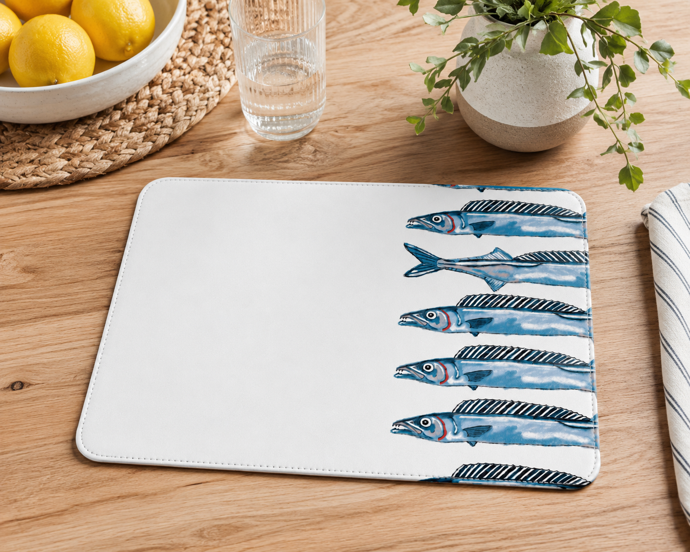 Snoek Leather Placemat