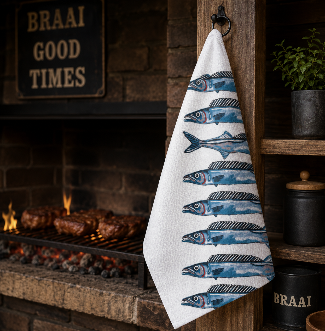 Snoek Microfiber Braai Towel
