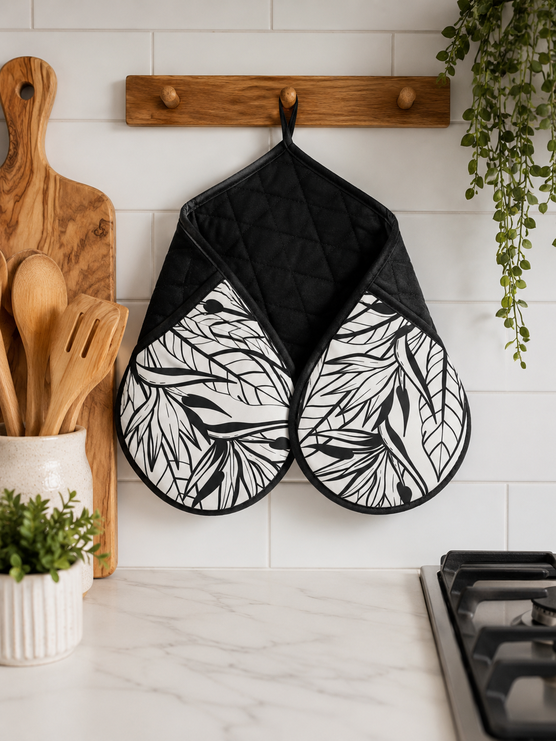 Birds of Paradise Oven Mitts