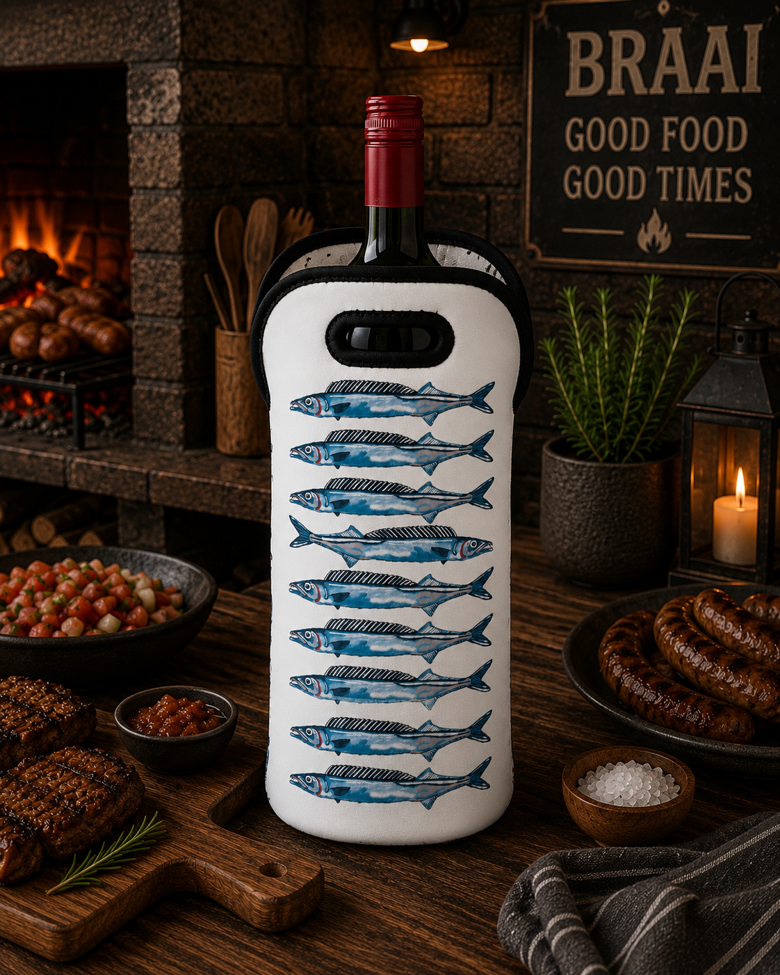Snoek Wine Tote Bag