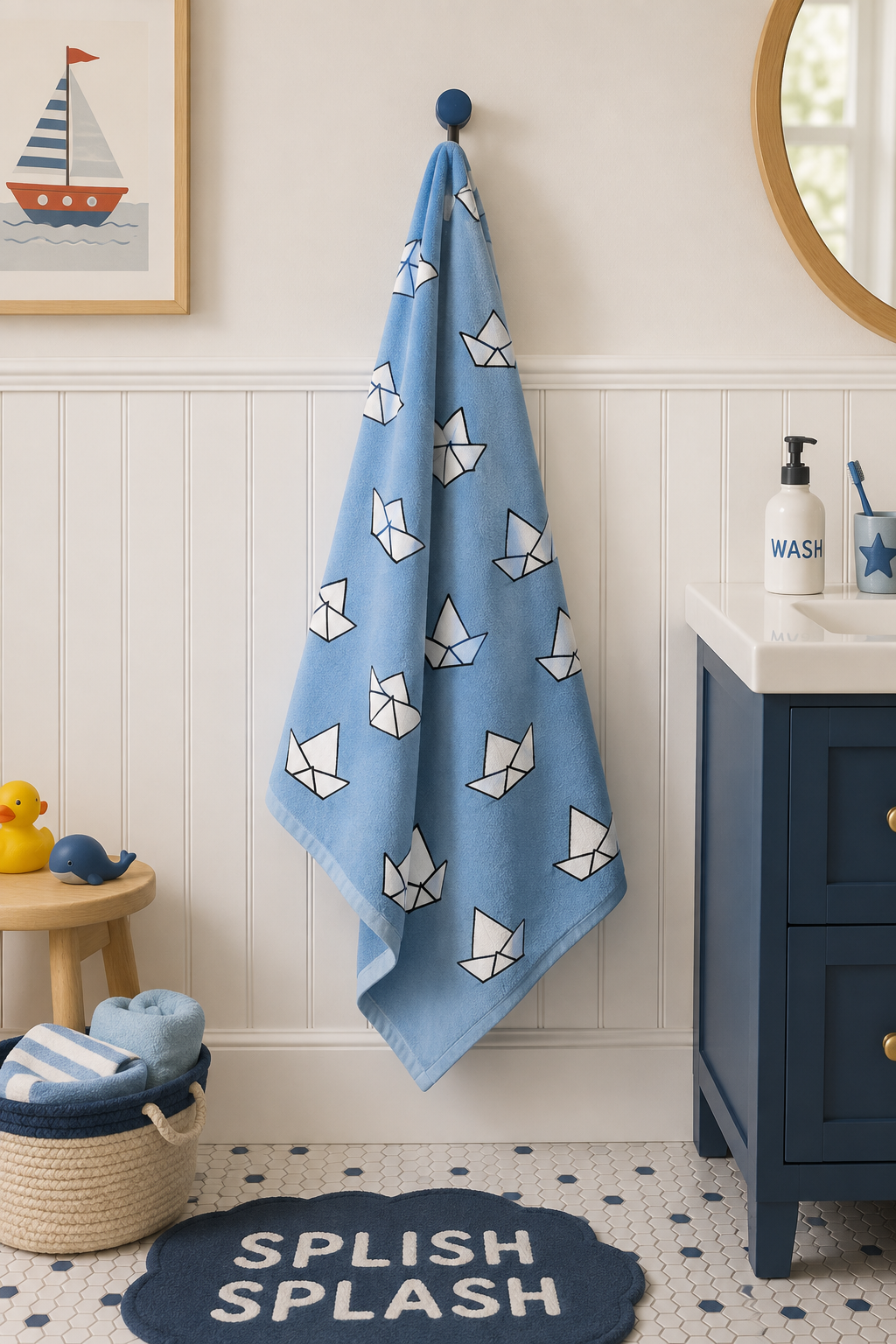 Quiet Mind Collection Hooded Baby Towel
