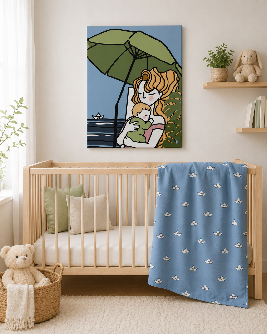 Quiet Mind Collection Toddler Blanket