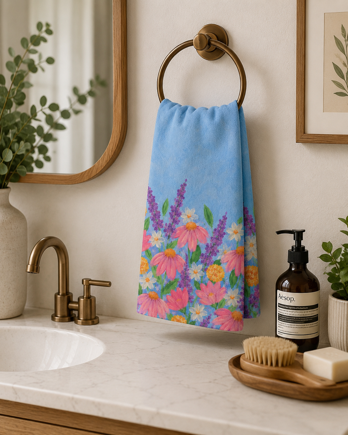 In Bloom Collection Hand Towel