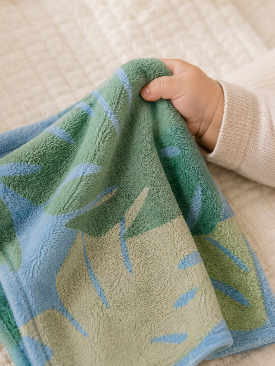 Quiet Mind Collection Minky Baby Lovey Blanke
