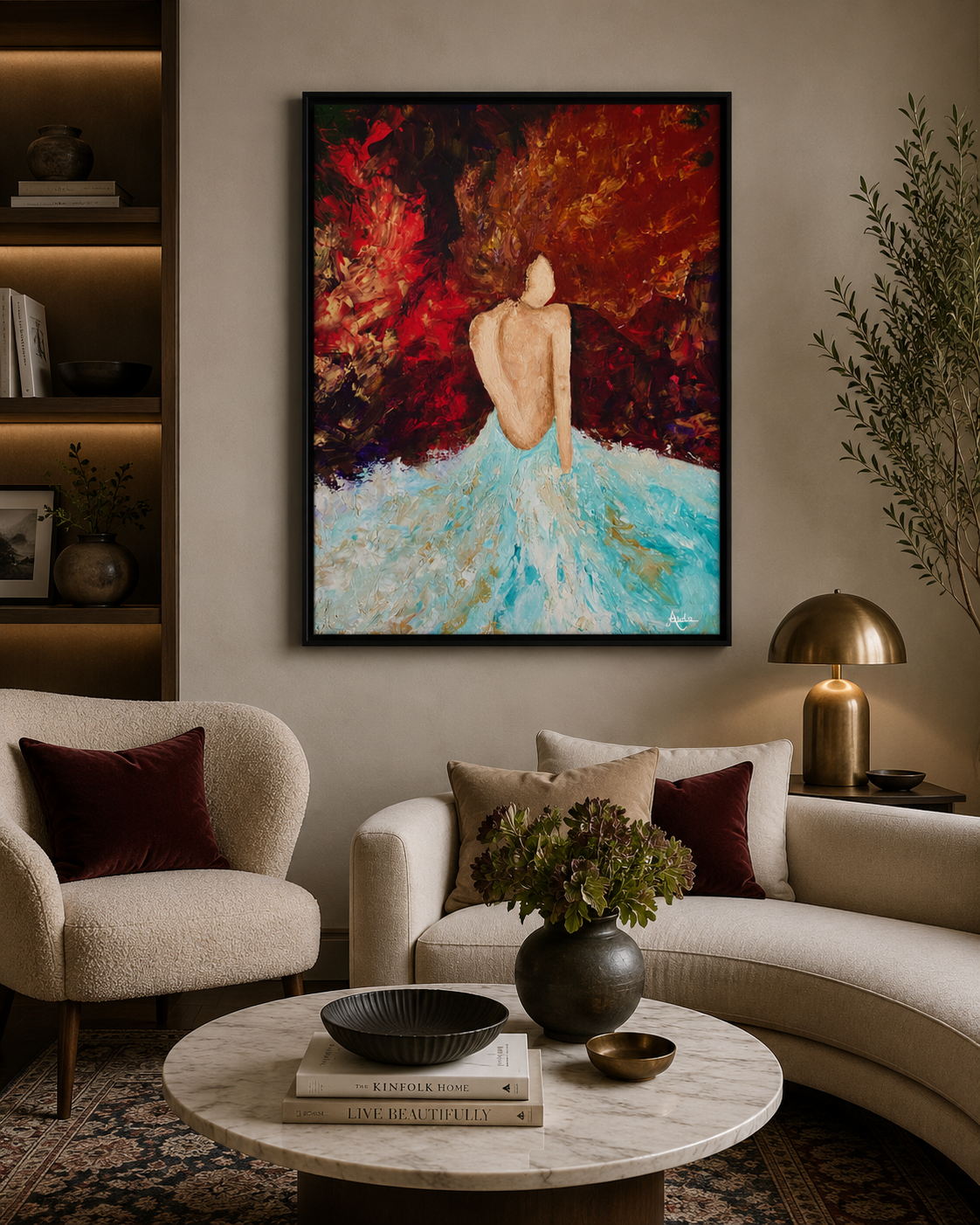 Rising Through the Fire Print on Matte Canvas