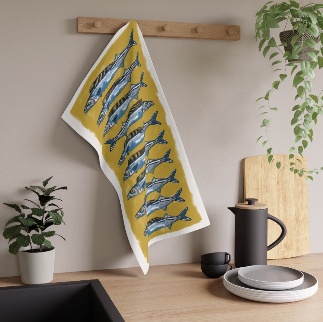Snoek Braai Towel (cotton, poly)