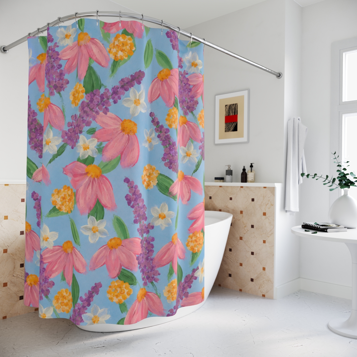 In Bloom Collection Shower Curtains