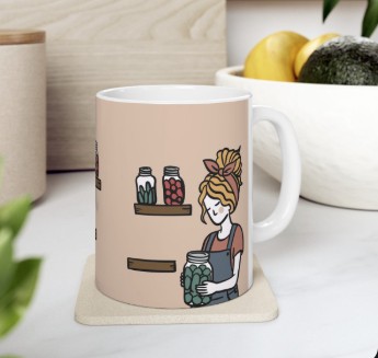 Homestead Collection Ceramic Mug, 11oz, 15oz