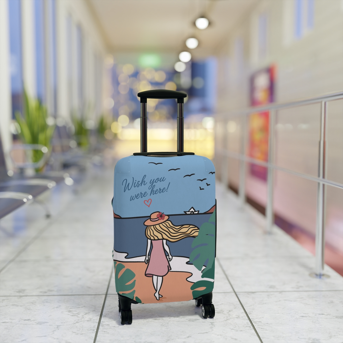 Quiet Mind Vacation Collection Luggage Cover