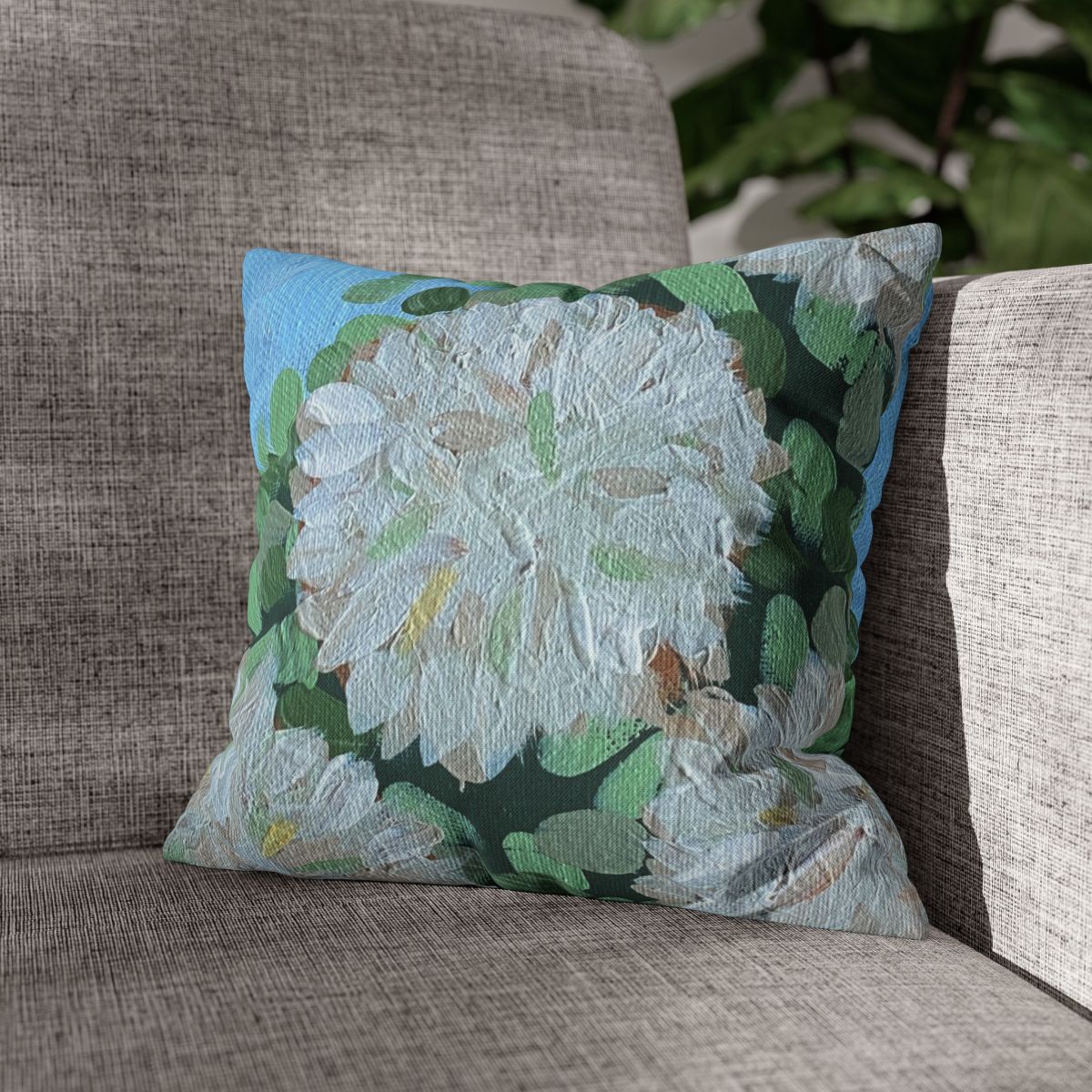 In Bloom Collection Spun Polyester Square Pillowcase